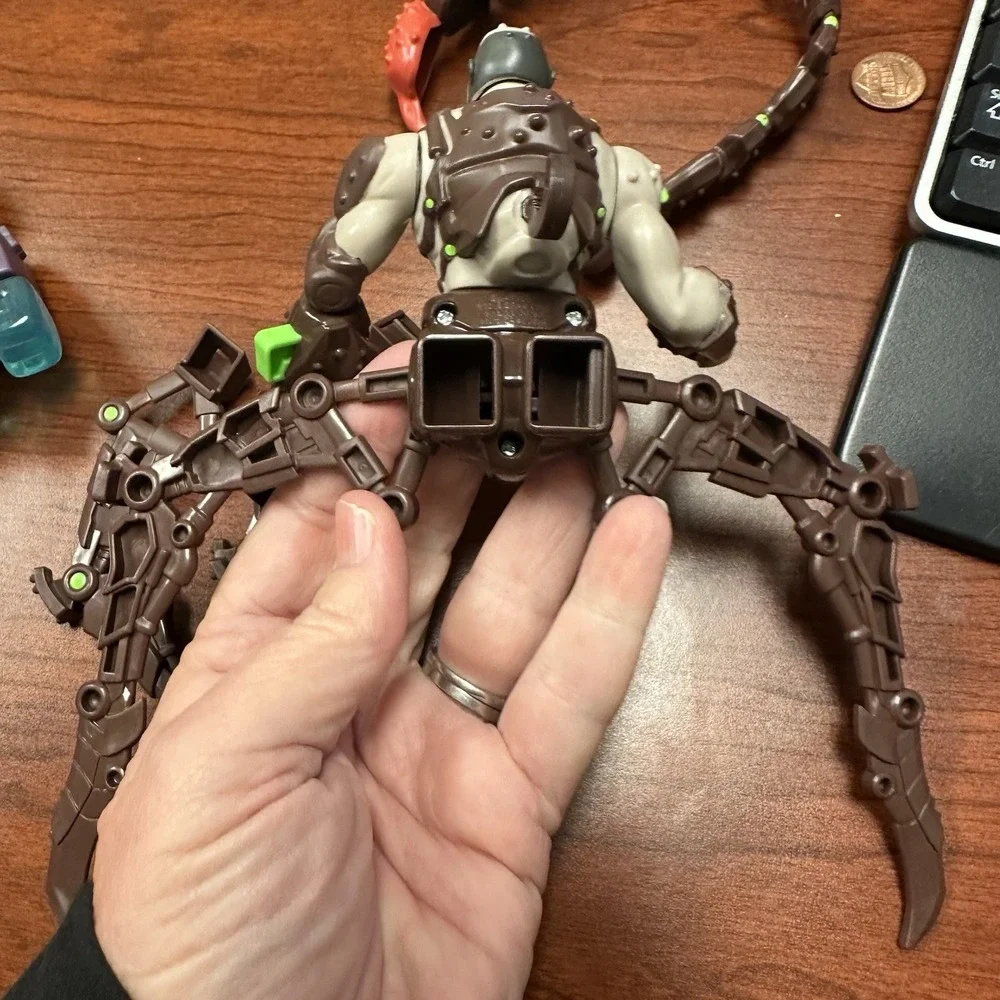 Ben 10 Action Figure Lot — Omni-Enhanced Four Arms & Dr.‎ Psychobos
